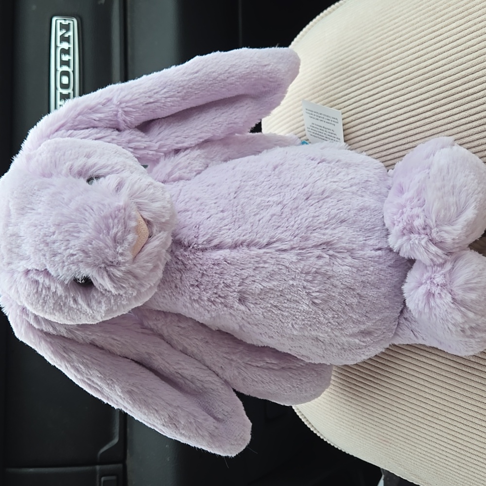 RETIRED!!! Jellycat Lilac Bunny Plush Original HTF